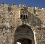 The Lions Gate in Jerusalem's Old City Walls