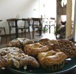 “I take a bite of the camembert & honey filled croissant and think about how the crispy pastry holds the two flavors together in perfect harmony…”  Tel Aviv caf? and pastry shop, Le Moulin, helped Noa Shachar to help her friend forget the daily grind.