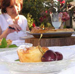 “Chicken tagine with root vegetables, cumin, and seasoning is placed before Shay, while I am served lamb cutlets in a sage, chili, and sweet-soy sauce.  The cutlets are ‘chewy,’ rich in flavor, and the sauce wonderfully soaks into the surrounding rice.  The chicken tagine reminds Shay of an Ossobuco he once ate, and he peels the meat of the bone with enjoyment…”  Michal Zamrany was surprised with a private birthday meal at “HaTovim Shel Shifra” restaurant in Merom Golan.